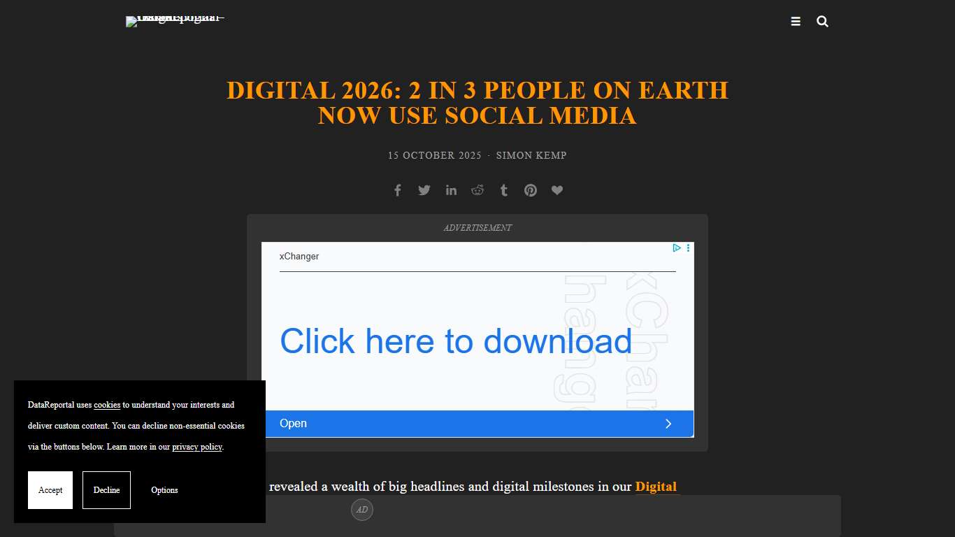 Digital 2026: 2 in 3 people on Earth now use social media — DataReportal – Global Digital Insights